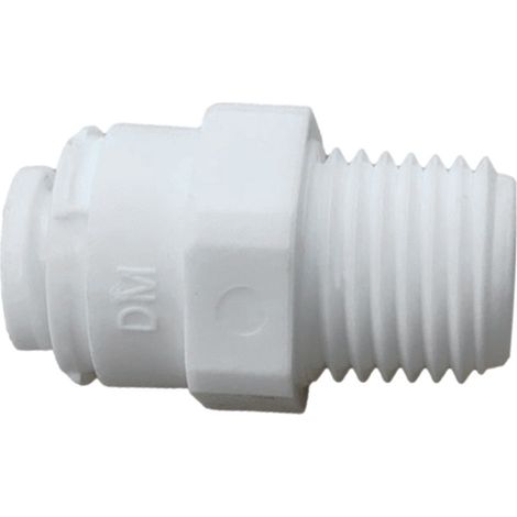 Attacco Rapido 1/4" Ez - 1/4" Npt Per Filtro Acqua E Osmosi Inversa (1/4)