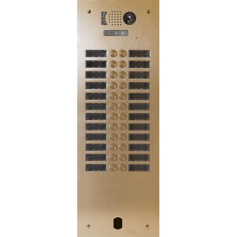 Plaque video alu 2r 24 bp 2VOICE champagne URMET V83/224CH