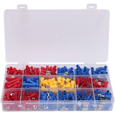 520Pcs Wire Connector Kit Cold Pressed Terminal Set Electrical Industrial Supplies,DUBUNS (1/5)