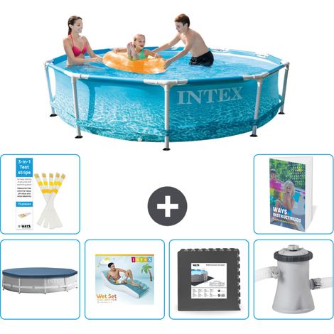Frame Pool Rund - 305x76 cm - 7-teilig S49