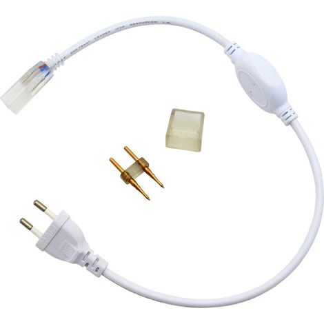 Bloc d'Alimentation, Transformateur pour Bande LED 5050, Tube Lumineux 220-240 V, Accessoire pour Tuyau Lumineux, Prise Européenne (1/5)