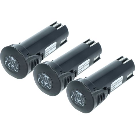 vhbw 3x Akku kompatibel mit Panasonic EZ7410, EZ7410LA1J, EZ7410LA1S, EY7411LA1C, EY7411LA1S Elektrowerkzeug (1500 mAh, Li-Ion, 3,6 V) (1/4)