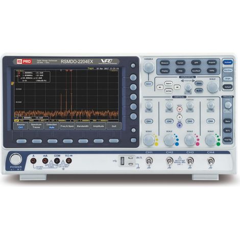 Oscilloscope De table RS PRO, 4 voies, 200MHz ( Prix pour 1 ) (1/2)
