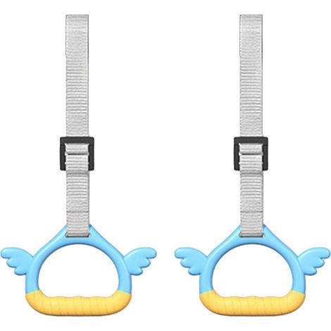 Ensemble d'anneaux de Gymnastique, Anneaux de Sangle réglables, cerceaux d'entraînement pour, 550 LB, Robuste, antidérapant, entraînement de Force (1/5)