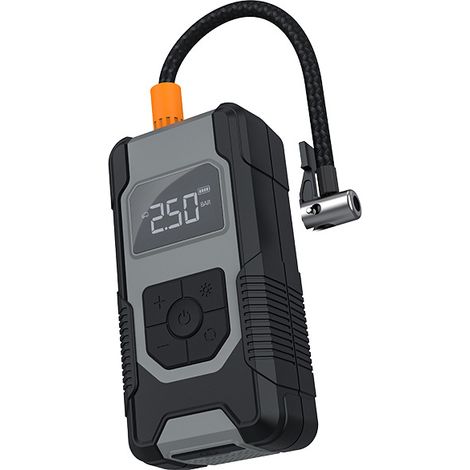 Tragbarer Luftkompressor mit 150 PSI-Reifenfüller, tragbare elektrische Luftpumpe für Autoreifen, 4-fache Geschwindigkeit, Autoreifenpumpe mit digitalem Druckmesser für Auto, Motorrad, Fahrrad, Ball