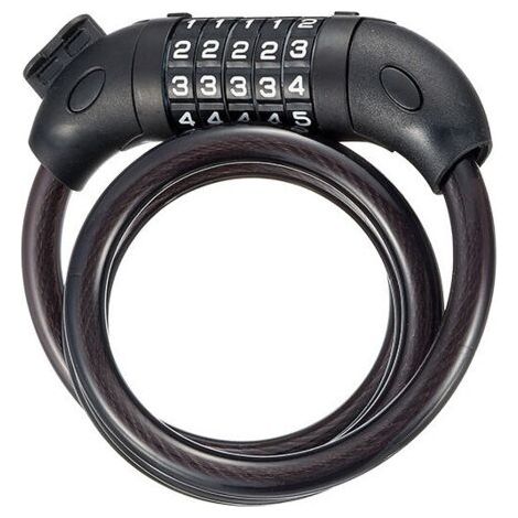 Cadenas à Code 3 Chiffres, 3 Pcs Antivol de Casque, Cadenas à Bagage, Bagages VéLo Portail Remise Casque Poussette Moto BoîTe à Outils(Noir, Rouge, Jaune) (1/5)