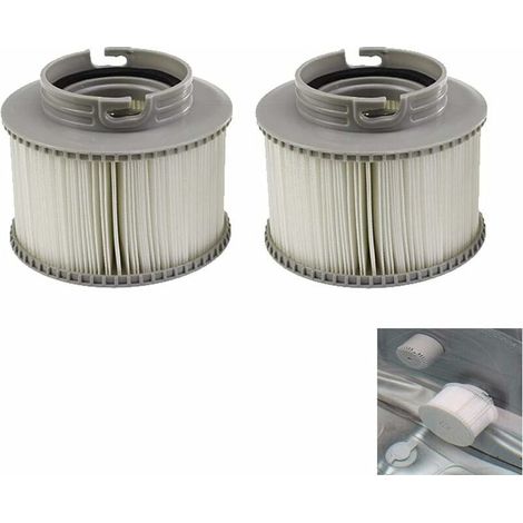 2Pcs Filtre Cartouche MSPA FD2089 Spa,Cartouches Filtrantes De Piscine,Filtre De Piscine Cartouche De Filtration pour Tous Modèles Mspa - (1/5)