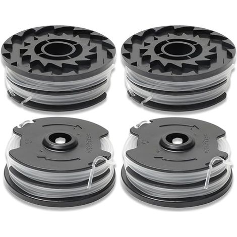 4 Bobine de fil de Rechange Compatible avec Parkside PRTA 20-Li A1/B2/C3 PRT 300 A1 PRT 550 A1/A3,Bobines de fil pour Coupe-bordure(8,2m x Φ1.65mm) (1/5)