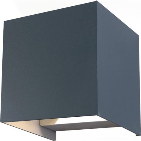 Applique murale pour extérieur - Caméra, LED, orientable 120, anthracite, 2 lumières 10 W, lumière neutre 4 000 K, Ip54 (1/5)