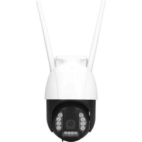 Caméra de sécurité 4G, 4 MP, détection de personnes par IA, panneau solaire, fonctionnement sur batterie, vision nocturne couleur, étanchéité IP67 pour extérieur (1/5)