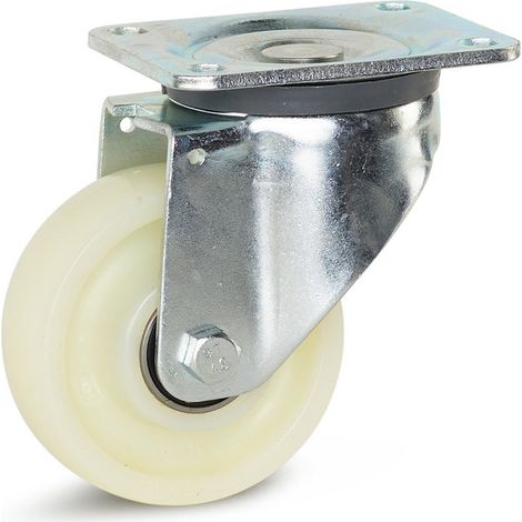 Roue pivotante nylon charge lourde - MESO - Platine - 125 mm - 550 kg