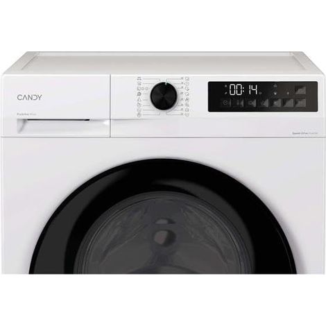 Candy ProWash 300, Lavasciuga Slim 8+5 KG, 10% più efficente della classe A, 1400 giri, Bianco, Inverter, Fresh Vapor, GWD 485SB6-S