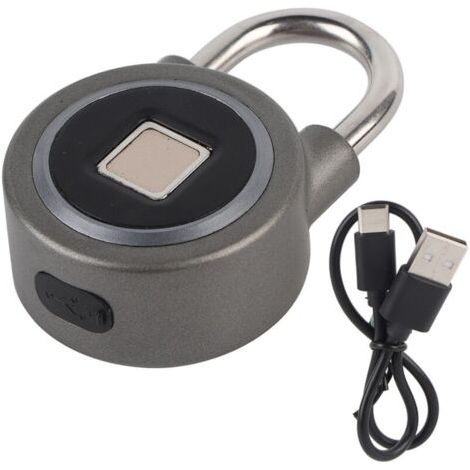 Cadenas antivol intelligent à empreintes digitales, sans clé, étanche, Bluetooth, contrle par application, sécurité