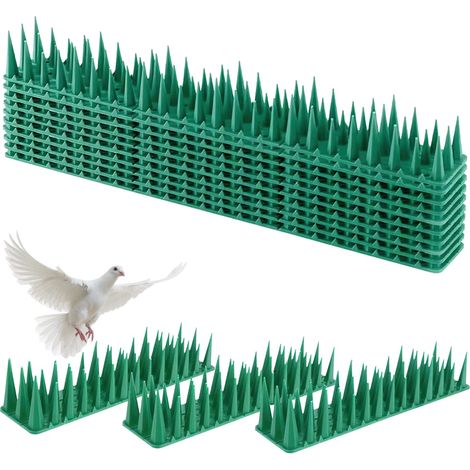 Anti-Vogel-Spike, 10 Stück Kunststoff-Anti-Tauben-Spikes, Anti-Tauben-Spike für Balkon, Anti-Tauben-Spike, Garten-Vogelabwehr, Anti-Tauben-Dach, Anti-Tauben-Abwehr für Antenne