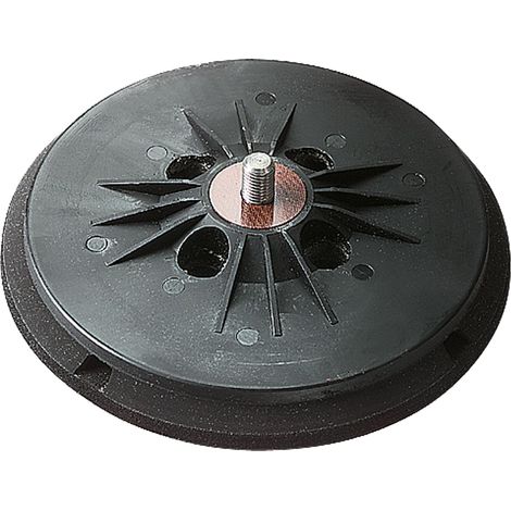 Plateau de ponçage Fein Ø 125 mm perforé avec partie auto-agrippante - 63806117025
