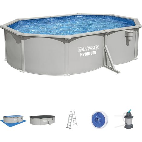 Bestway 56586-8 Set piscina fuori terra Hydrium da 500x366x122 cm