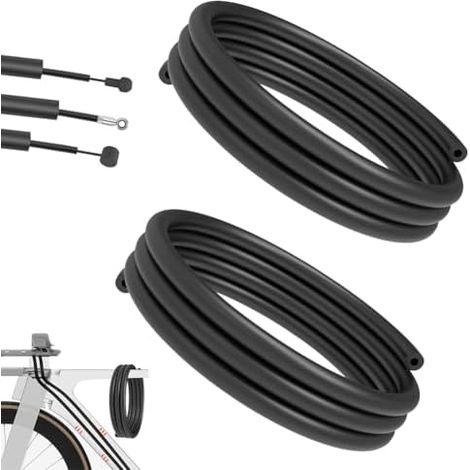 1,6 m/Lot de 6 mm pour Cadre de vélo boîtier intérieur, 2 pièces Bike Cadre intérieur Amortisseur pour câble de vélo Shift, Frein, Tube Hydraulique avec Un diamètre extérieur inférieur à 6mm (1/5)