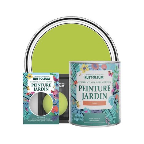 Peinture Jardin, Finition Satinée - Citron Vert (1/3)