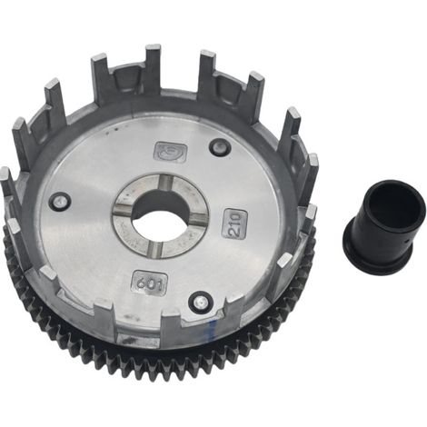 Applies to engine parts of the Loncin Thunder TT210 motorcycle trike, central clutch drum cover