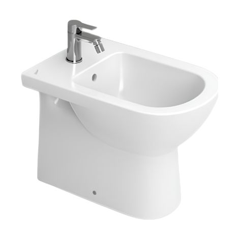 Bidet a terra filoparete 36x53 cm bianco lucido - Ceramica Dolomite Gemma 2