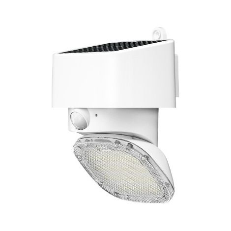 GBC Applique LED Solare 10W con Sensore PIR e Crepuscolare DGSWL001WN
