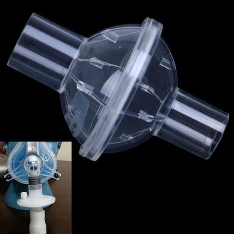 Filtre - Masque Cpap - Rechange Pour Tube Cpap - Traitement Apnée Du Sommeil Et Anti Ronflement - Lot De 5 (1/4)