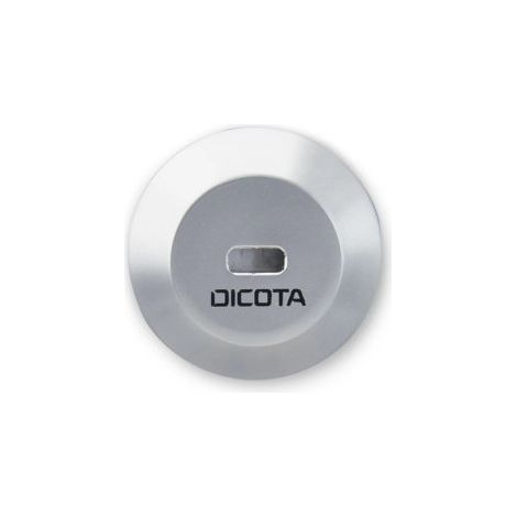 Plaque d’ancrage antivol ordinateur DICOTA D32052 T-Lock argent métallisé à clipser