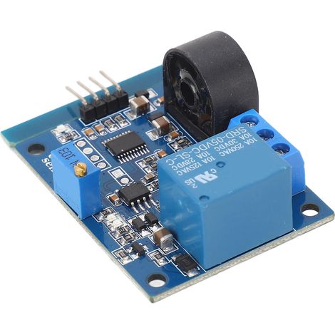 Capteur de courant alternatif 5A CT103-5A, transformateur de mesure avec relais de protection, contrôleur de détection DC5V, module de surveillance de charge (1/5)