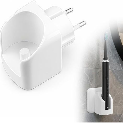 Station de charge pour brosse à dents électrique compatible Oral-B Braun, étanche IP67 avec adaptateur prise EU (1/2)