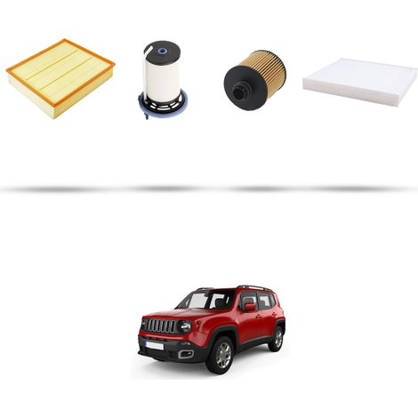 Kit tagliando 4 filtri compatibile con Jeep Renegade (BU) 2.0 Multijet 125kw dal 2014 (1/5)