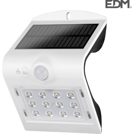 edm EDM 1,5W Solarleuchte Weiß Außenbereich