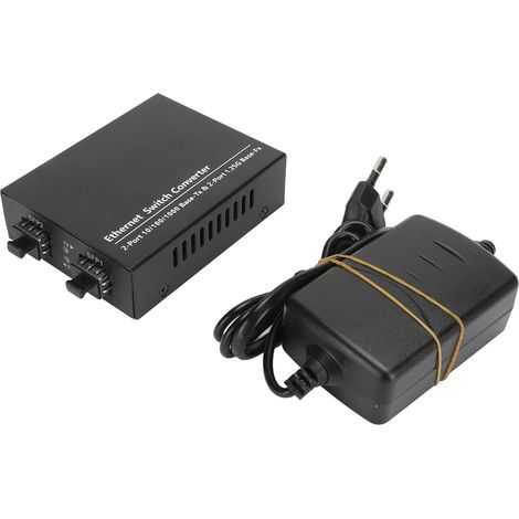 Émetteur-récepteur optique/fibre TLG-G322 Ethernet fibre optique avec 2 ports optiques Gigabit et 2 ports électriques, convertisseur de média fibre SFP vers RJ45, compatible avec les ports SFP multifo (1/5)