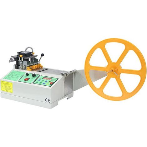 Macchina automatica per il taglio a misura a caldo e a freddo per etichette, nastri e materiali in nylon (1/2)