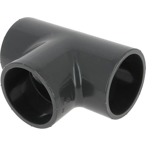 Té PVC pression femelle-femelle 90° Ø75