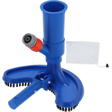 Un aspirateur à jet avec poignée brosse, adapté aux fontaines, bassins et piscines. (1/5)