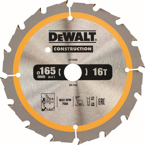 DeWALT DT1948-QZ lama circolare de 1 pezzo(i)