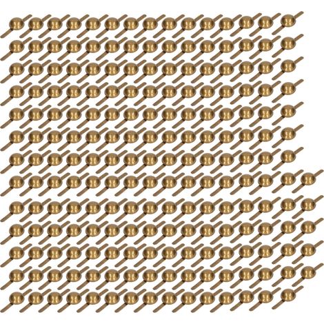 200 Clous Décoratifs en Bronze 6mm, Finition Métal Brillant et Solide, Faciles à Installer pour Vêtements, Sacs et Chaussures (1/5)