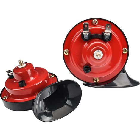 Confezione da 2 clacson da 300 dB super rumorosi da 12 V per auto, moto e bici