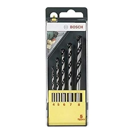 Jeu de forets pour béton 4/5/6/7/8 mm - B 2607019445 (1/4)