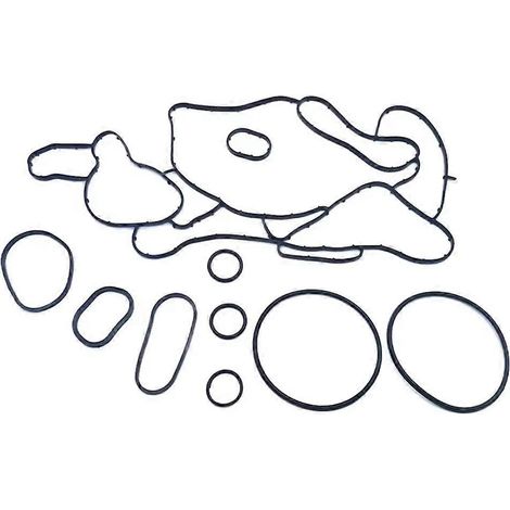 Kit de joints de radiateur d'huile automobile compatible avec Land Rover Range Rover Range Rover Sport LR002340 LR002342 LR002338 (1/5)