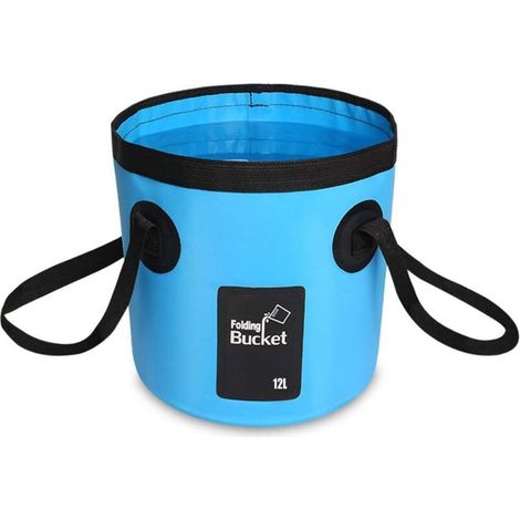 Seau pliable robuste et étanche (12 L) (1/5)