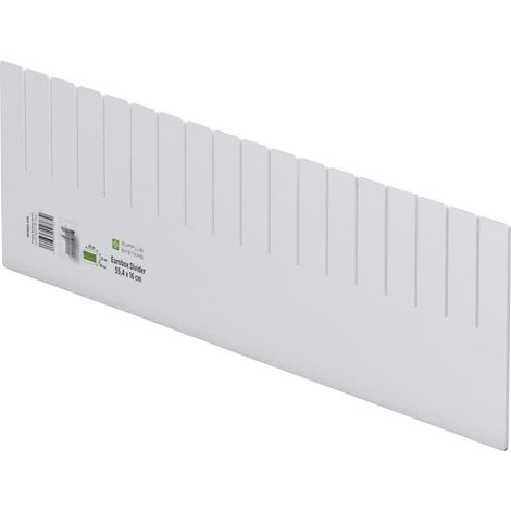 Surplus Systems Abtrenner für Eurobox 55,4 x 16 cm, weiß Boxen, Körbchen & Kisten