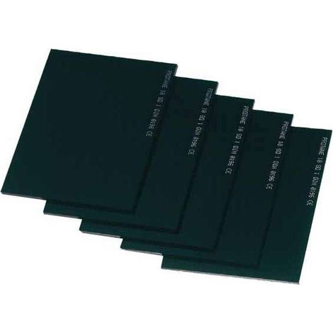 Sacit Vetro Inattinico Maschera Saldatura - Scuro - 98x75 mm Din 10 (1/4)
