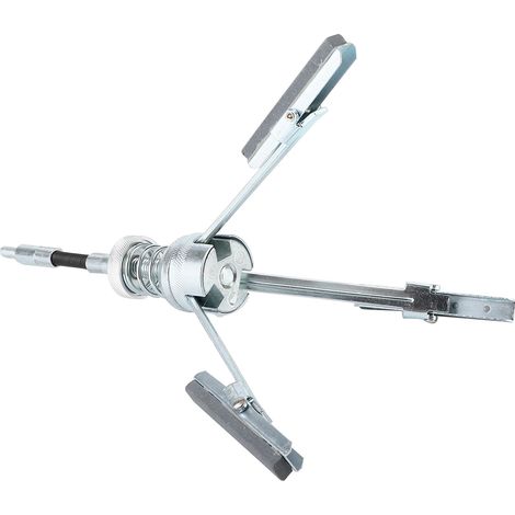 Tête de rodage cylindre 3 mors, flexible arbre, décapage carbone moteur auto, plage 5-17cm, outil de polissage (1/5)