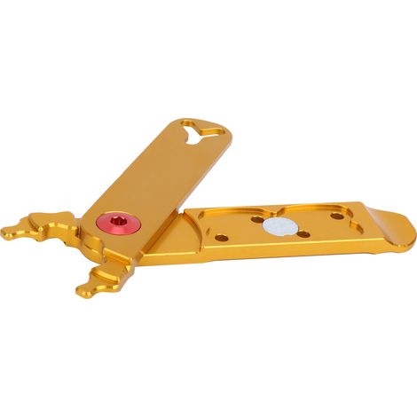 ZTTO Fahrradkettenzange, Ventilwerkzeug, Schnellspanner für Reifen, Fahrradreparaturwerkzeug, Gold (1/5)