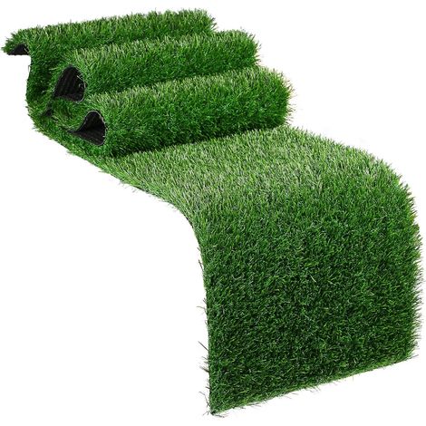 Chemin de table vert gazon artificiel pour décoration de fête, événements de vacances, 30,5 cm x 91,44 cm (1/5)