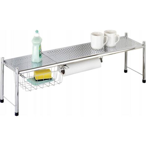 Maximex EXPANDO estantería extensible cromada para fregadero (1/3)