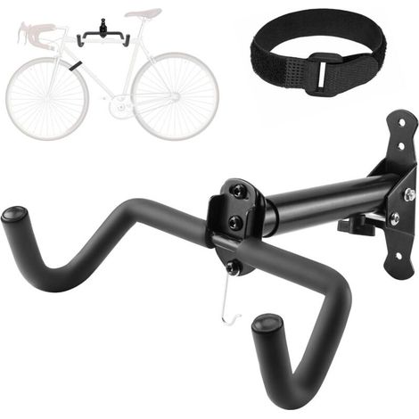 Portabici da parete, gancio regolabile per riporre le biciclette in garage, ganci regolabili per mountain bike o bici da strada