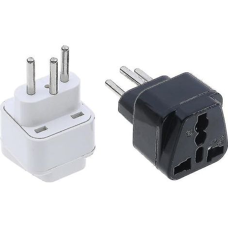 Universel /us/eu jusqu'à Suisse Suisse AC Strömkontakt Reseadapter Omvandlare [DB] Noir