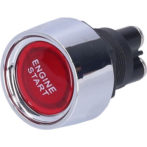 Bouton Démarreur Moteur Contacteur Allumage Universel 12V DC pour Voiture Camping-car Moto Tout-Terrain Rouge (1/5)
